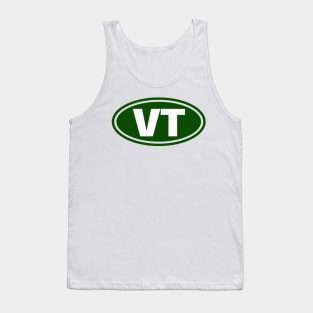 Vermont - VT - oval Tank Top